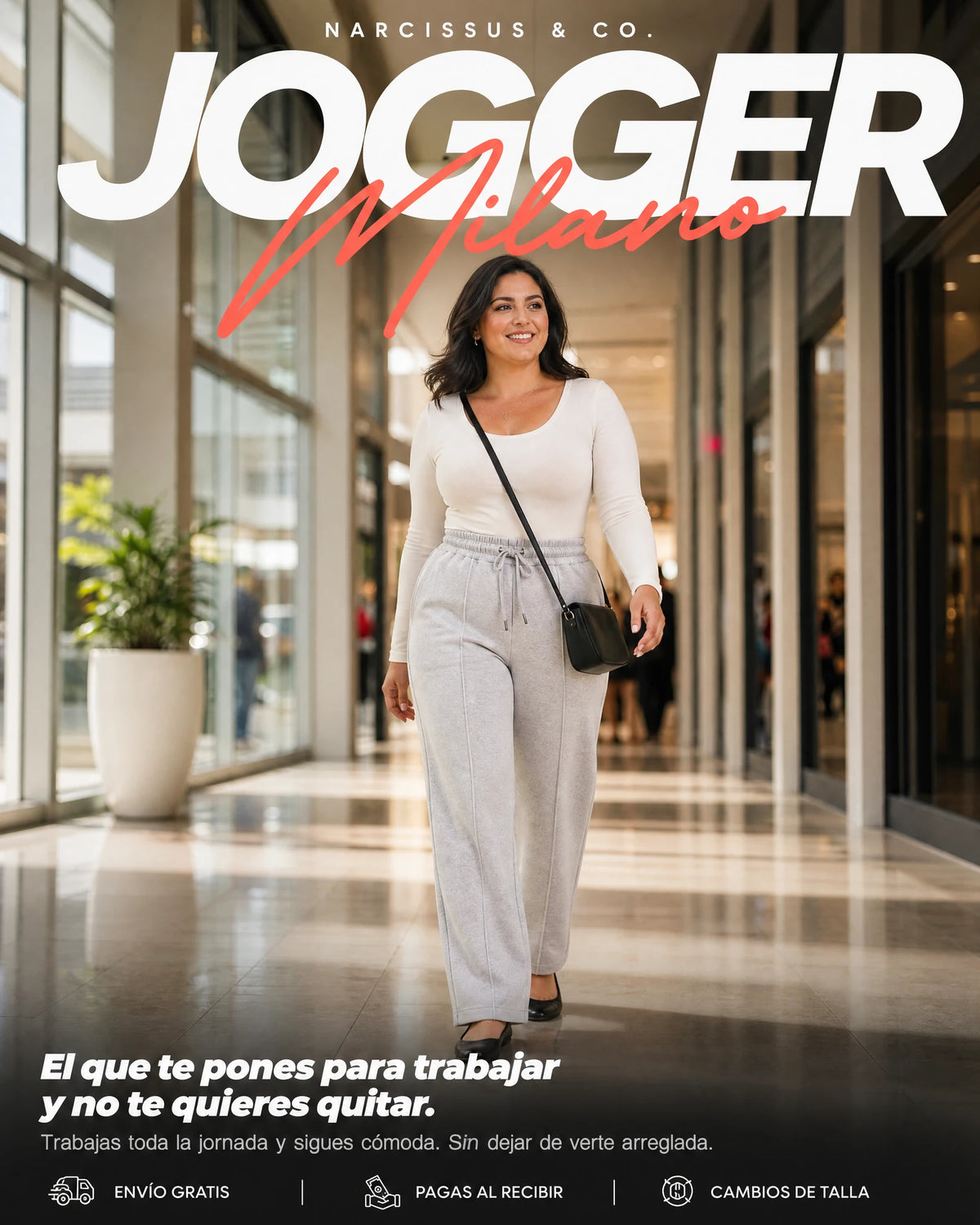 Jogger Milano para dama, portada
