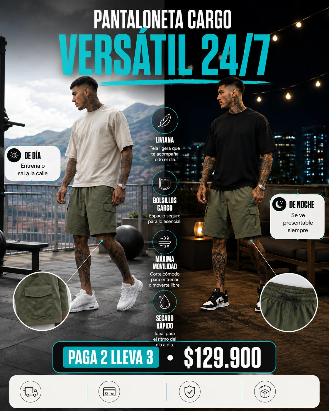 Pantaloneta Cargo