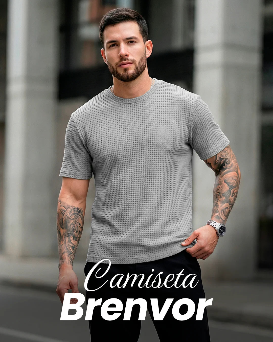 Camiseta Texturizada Brenvor