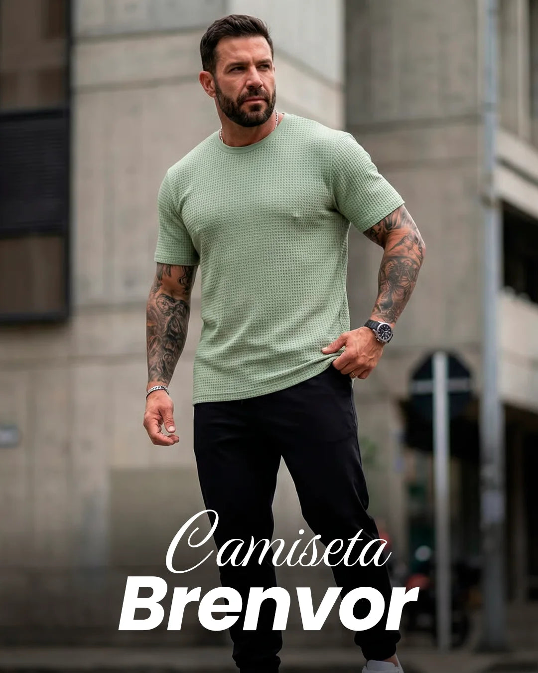 Camiseta Texturizada Brenvor
