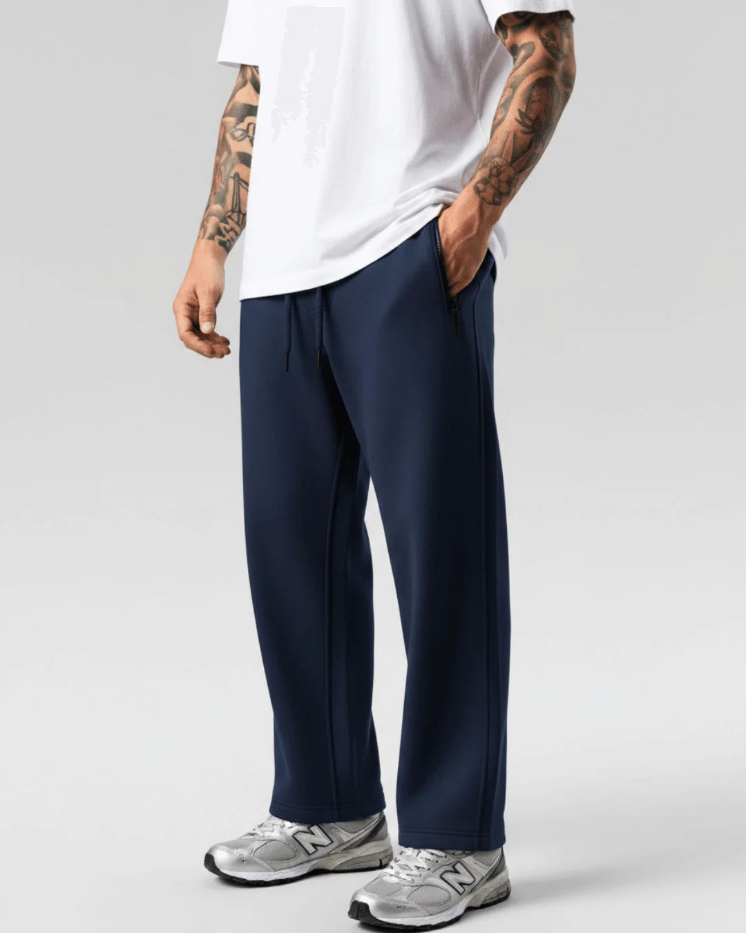 Jogger Bota Recta Cierres Laterales