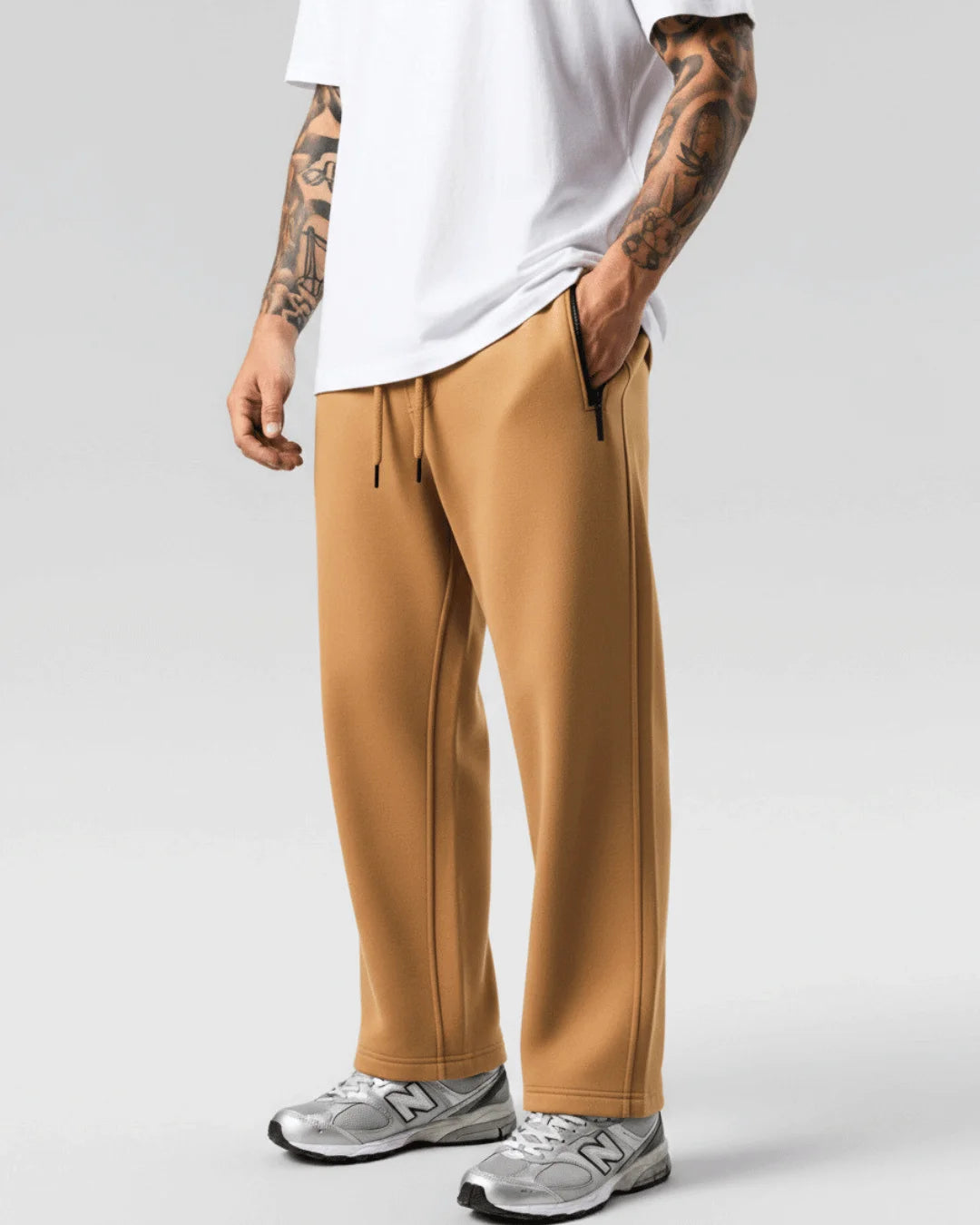 Jogger Bota Recta Cierres Laterales