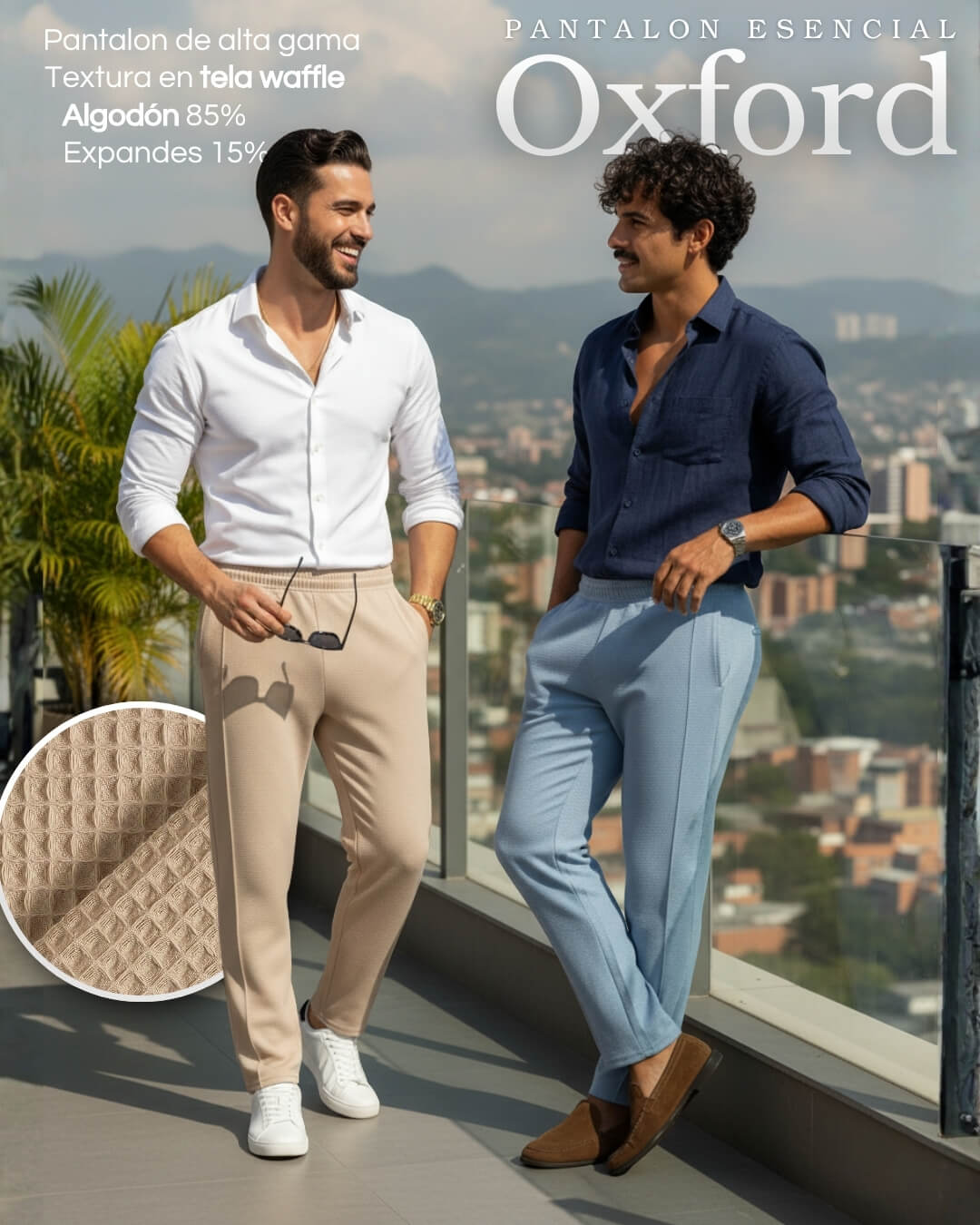 Jogger Oxford - Tela Galleta