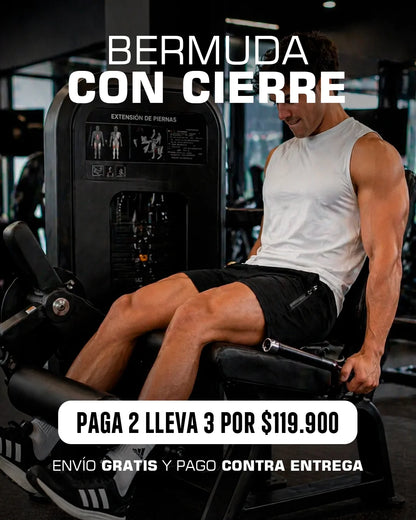 Bermuda Comfy™ Cierre Cubierto