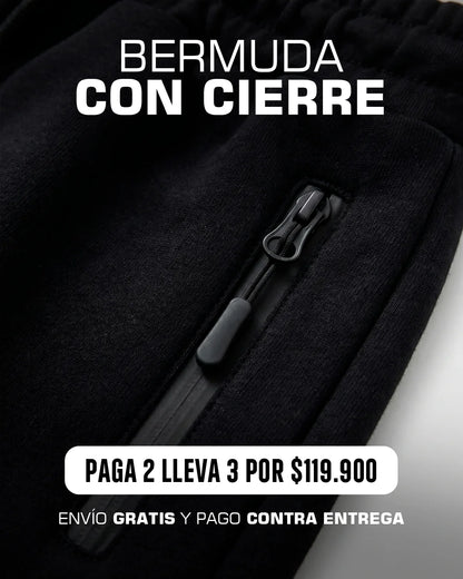Bermuda Comfy™ Cierre Cubierto