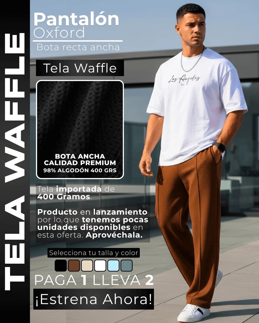 Jogger Oxford - Tela Galleta